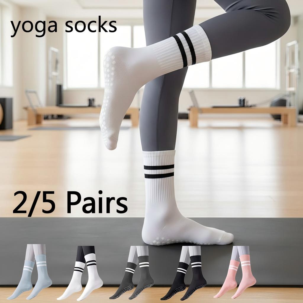 女性用ノンスリップヨガソックス、グリップ付きピラティスソック - Pilates Yoga And Gym のレビューと価格