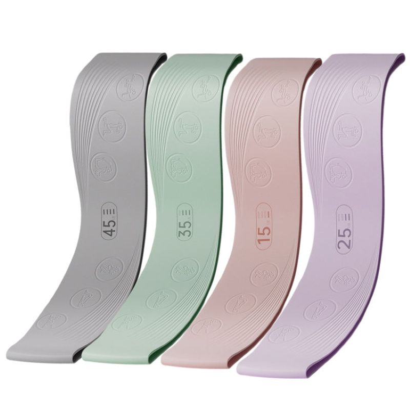 シリコン製ヒップレジスタンスバンド 15-45ポンド、32x - Pilates Yoga Tone のレビューと価格