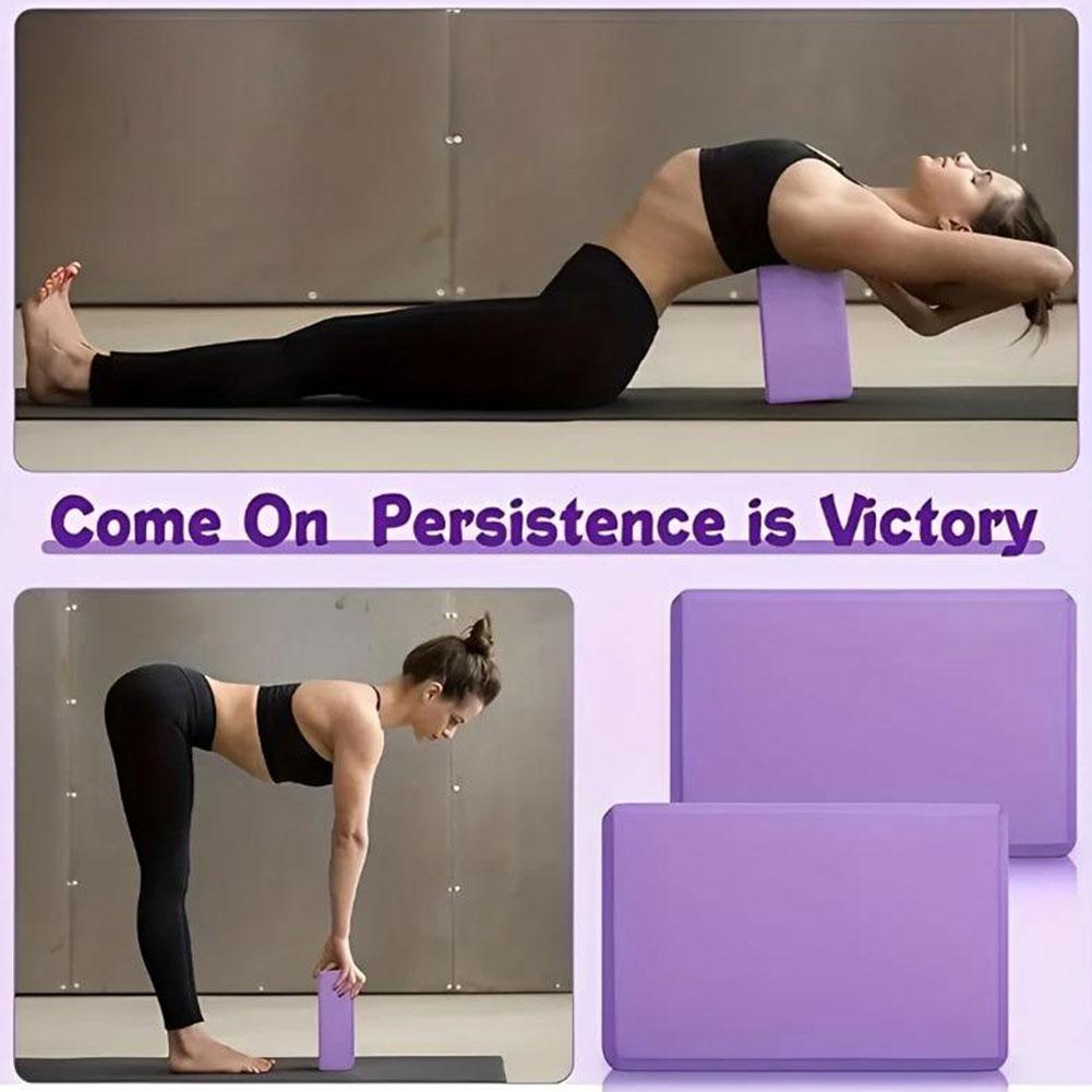 EVA製ヨガブロック、ダンス用ヨガブロック、キューブ型、ジム - Pilates Yoga Block Exercises のレビューと価格