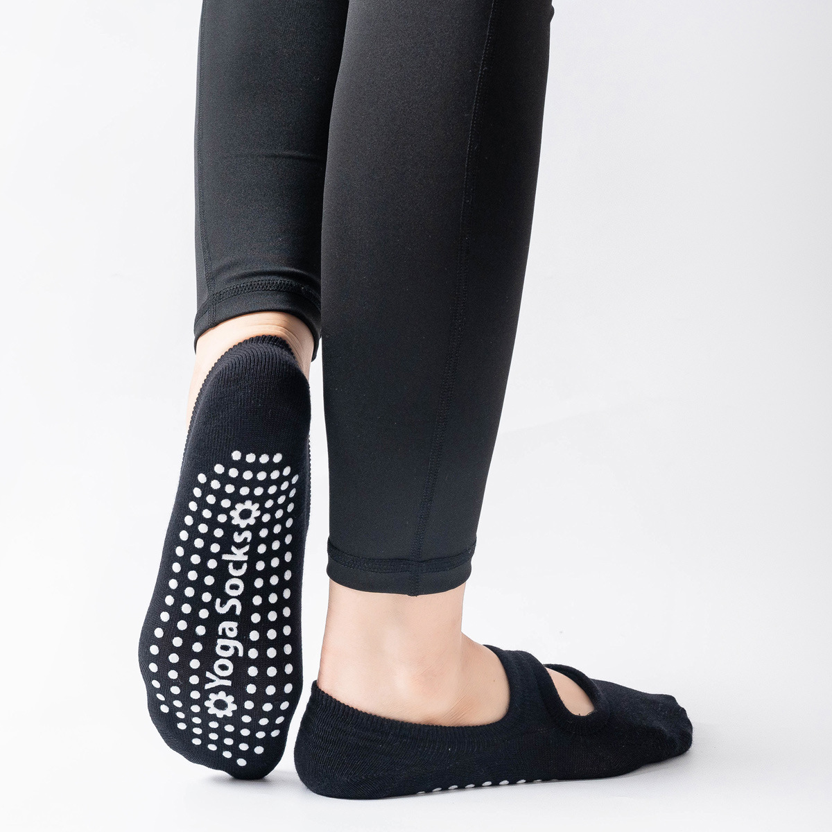 高品質の女性ヨガソックス滑り止め通気性バックレスピラティスソ - Pilates Yoga And Gym のレビューと価格