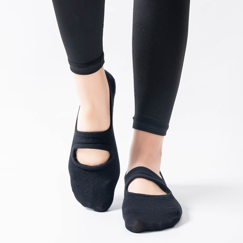 高品質の女性ヨガソックス滑り止め通気性バックレスピラティスソ - Pilates Yoga And Gym のレビューと価格