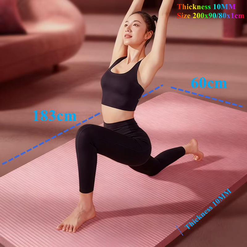 20MM極厚ヨガ滑り止めヨガパッドフィットネスピラティストレ - Pilates Yoga Mat のレビューと価格