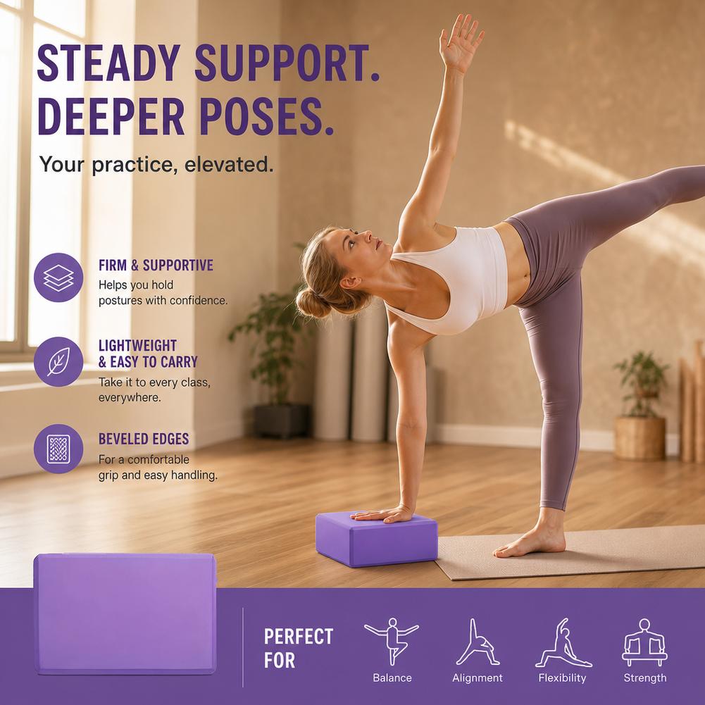 ダンスヨガ用ブロック、ジム用フォームブロック、ピラティス用ト - Pilates Yoga Block Exercises のレビューと価格