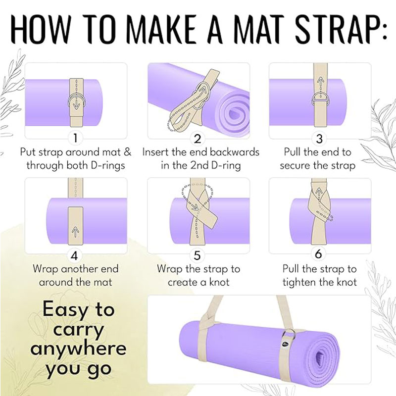 調節可能な滑り止めストラップ、ヨガ、ピラティス、ストレッチ、 - Pilates Yoga Mat のレビューと価格