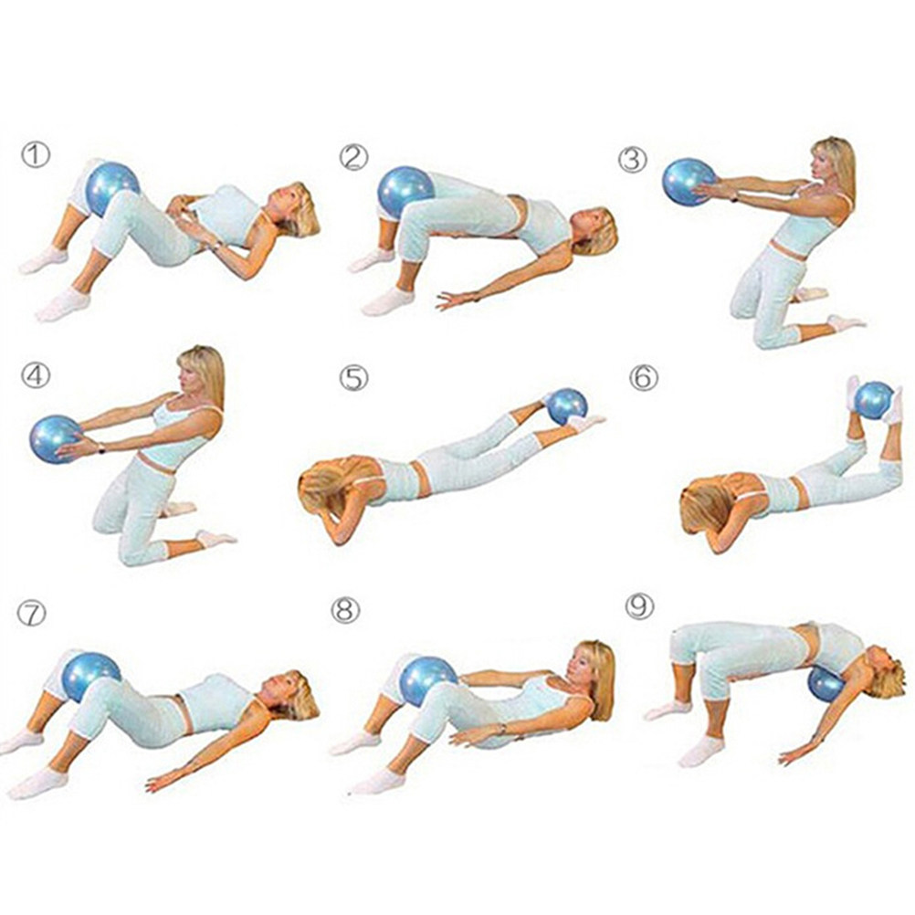 ピラティス ミニバランスボール 2個入り、破裂防止加工、PV - Pilates Yoga Tone のレビューと価格