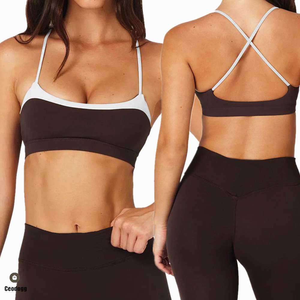 パッドヨガブラジャー女性用パンツランニングショーツコントラス - Pilates Yoga Gym のレビューと価格